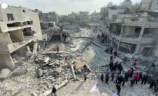 Gaza, le macerie dopo l'ultimo attacco israeliano su Jabalia