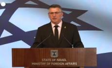 Gideon Saar: "La creazione di uno Stato palestinese non e' realistica"