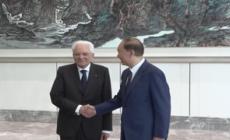 Mattarella: "Una visita nel segno dell'amicizia e della collaborazione Italia-Cina"