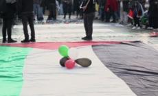 Torino, corteo pro-Palestina e contro la fornitura di armi a Israele