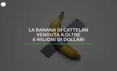 La banana di Cattelan venduta a oltre 6 milioni di dollari