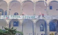 Napoli, protesta contro l'Universita' "complice di genocidio"