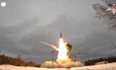 Video di un lancio di prova di un missile balistico diffuso il 1 marzo da esercito russo