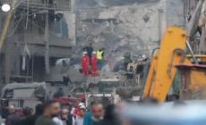 Raid israeliano nel centro di Beirut, distrutto un edificio di 8 piani