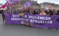 Lille, corteo contro la violenza sulle donne