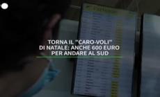 Torna il caro-voli di Natale, anche 600 euro per andare al Sud