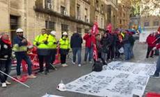 Roma, presidio davanti al Mimit di lavoratori e sindacati di Portovesme