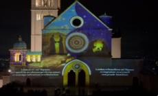 Si e' acceso il Natale di Assisi, illuminata la Basilica di San Francesco