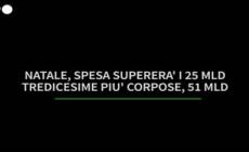 La spesa per il Natale superera' i 25 miliardi