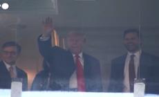 Usa, Trump e Vance in tribuna per il match di football tra Esercito e Marina