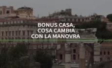 Bonus casa, cosa cambia con la manovra