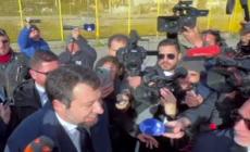 Salvini: "Entro in aula orgoglioso, oggi e' una bella giornata"