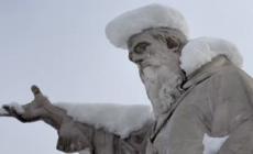 Neve sui Sibillini, Natale sotto una coltre bianca di 20 cm a Norcia