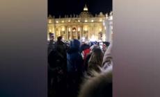 Giubileo, a San Pietro nel momento dell'apertura della Porta Santa