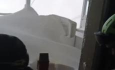 Gran Sasso, le immagini girate dai soccorritori prima di riuscire a scendere a valle