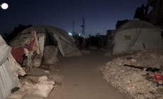 Nelle tende a Gaza City, dove anche il freddo fa paura
