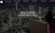 Addio a Carter, presidente Usa Nobel per la Pace