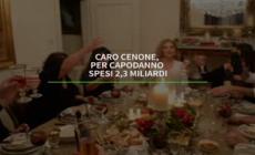 Caro cenone, per capodanno spesi 2,3 miliardi