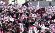 Corea Sud, una manifestazione di sostegno a Yoon Suk Yeol