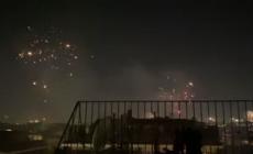 Capodanno, i fuochi d'artificio sui tetti di Roma