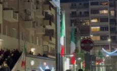 Acca Larenzia, saluti romani e grida di 'Presente' davanti all' ex sede del Msi