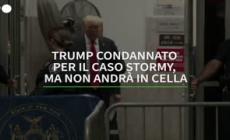 Trump condannato per il caso Stormy, ma non andra' in cella