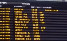 Caos treni per un guasto a Milano, disagi a Roma Termini