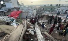Gaza City, fra le macerie di una scuola colpita da Israele