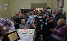 Foggia, Luigina Sabatini ha festeggiato il suo 107/o compleanno