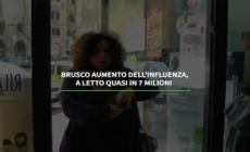 Brusco aumento dell'influenza, a letto quasi in 7 milioni