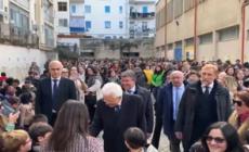 Palermo, visita a sorpresa di Mattarella all'Istituto De Amicis-Da Vinci