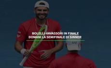 Bolelli-Vavassori in finale. Domani la semifinale di Sinner