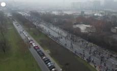 Serbia, nuove proteste degli studenti: invasa una delle arterie principali di Belgrado