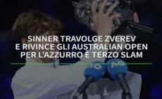 Sinner vince l'Australian Open, fa il bis a Melbourne