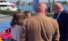 Amerigo Vespucci, i ministri Crosetto e Santanche' visitano il villaggio Italia a Gedda
