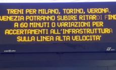 Rallentamenti sull'alta velocita' Roma-Napoli, ritardi di oltre 60 minuti