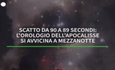 Da 90 a 89 secondi, l'Orologio dell'apocalisse avanza ancora - Video