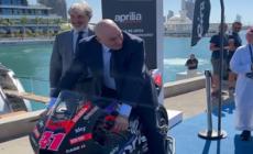 Gedda, Crosetto in sella all'Aprilia di Aleix Espargaro'