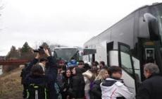 Roccaraso, arrivati i primi bus: attesi migliaia di turisti