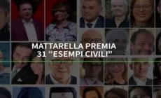 Mattarella premia 31 "premi civili"