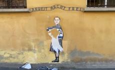 Milano, sfregiati i murales di Palombo con Bruck e Segre