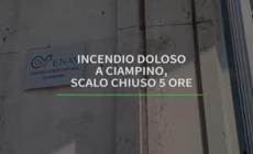 Incendio doloso a Ciampino, scalo chiuso 5 ore