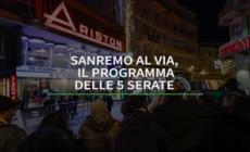 Sanremo al via, il programma delle cinque serate