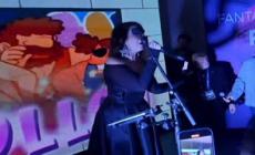 Sanremo, Cristina D'Avena canta i suoi piu' grandi successi