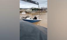 Bomba d'acqua nel Grossetano, barche rovesciate nel porto di Talamone
