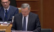 Draghi al Parlamento europeo: "Ue agisca come un unico Stato e sia rapida"