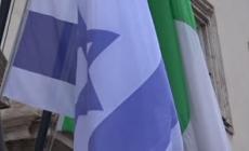 Italia-Israele, l'arrivo del presidente Herzog a Palazzo Chigi per l'incontro con Meloni
