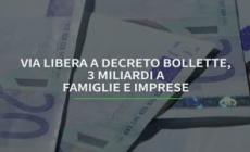 Via libera a decreto bollette, 3 miliardi a famiglie e imprese