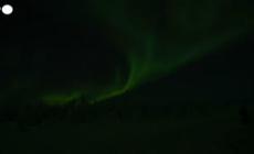 Canada, l'aurora boreale da' spettacolo sul cielo artico