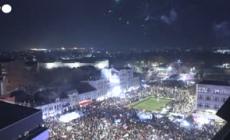 Serbia, nuova manifestazione antigovernativa con migliaia di persone